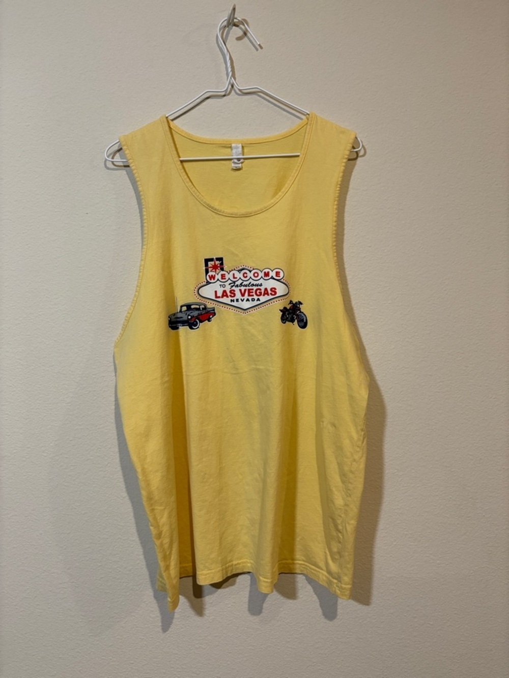 Mens 'Welcome to Fabulous Las Vegas Nevada' tank top